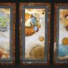Surge I, II, & III
Acrylic on Lucite mounted on Steel Frame
47x19 each