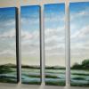 Verde Spring
Acrylic on Quad Panels
24x24 overall 24x6 each
$1100. 